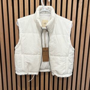 Thread & Supply Cream Puffer Vest